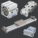 Air cylinders and hands