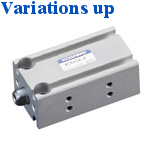 Basic cylinders: Single acting push standard type