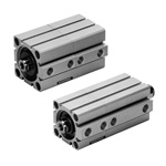 Dual stroke type single acting push type