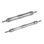 Dual stroke double acting pull type