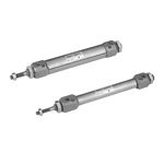 Double acting type with replaceable cushion