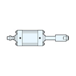 Push stroke adjustment type: Steel tubing
