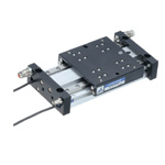 Double acting type with double guide