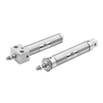 Slim cylinders (low speed specification): Slim cylinders, double acting type