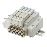 Solenoid valve F15 series: Split type plugin manifold