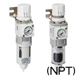 FRZB Filter Regulators (NPT thread , psi Gauge)