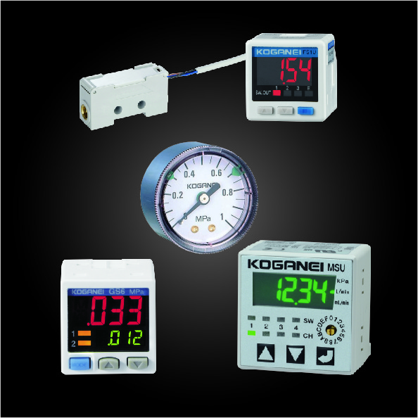 Pressure Gauges, Pressure and Flow Sensor Switches, and Others