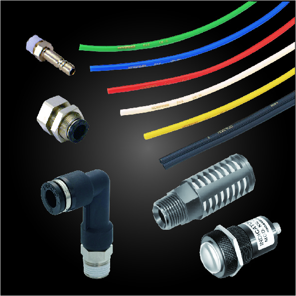 Pneumatic Piping and Auxiliary Equipment (Fittings, Tubing, Mufflers, etc.)